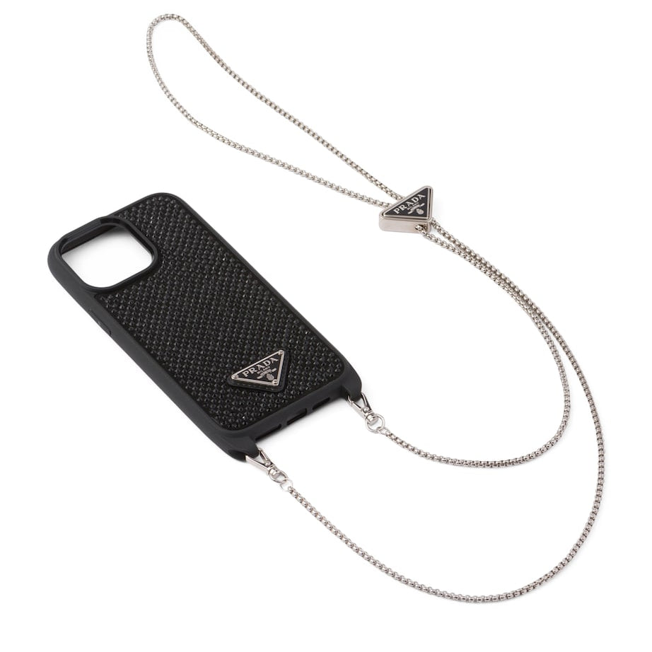 Black Embellished iPhone 14 Pro Case