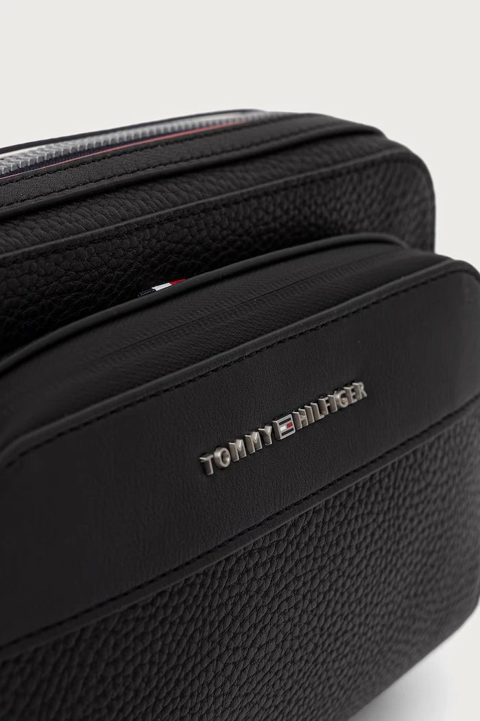 Tommy Hilfiger erkek suni deri omuz çantası