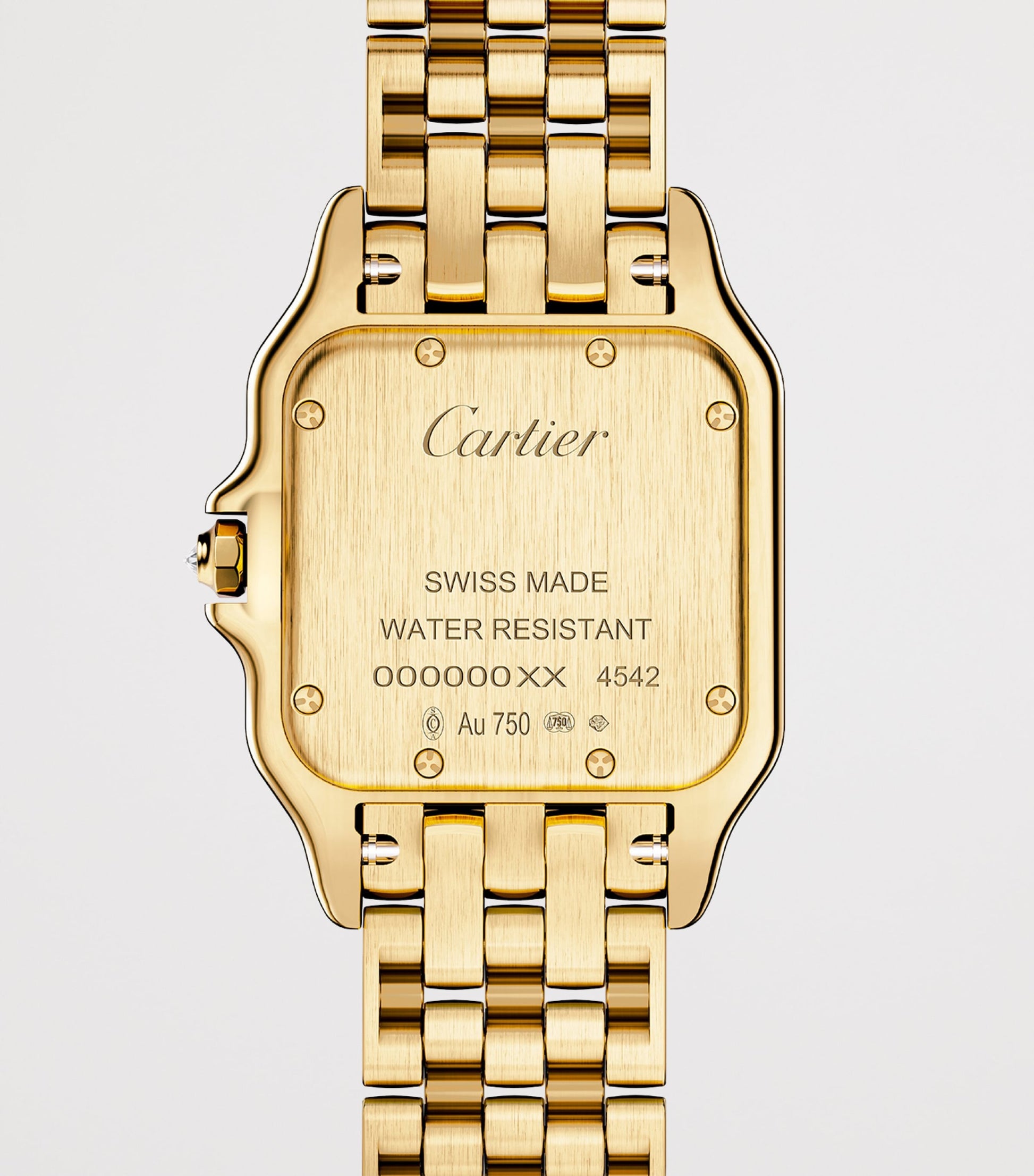 Medium Yellow Gold and Diamond Panthère de Cartier Watch 27mm