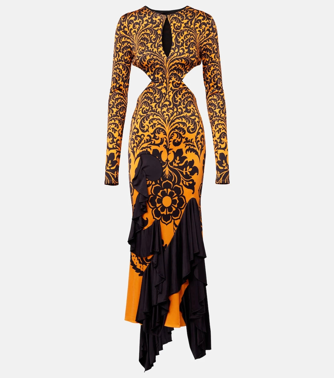 Etro - Printed open-back midi dress