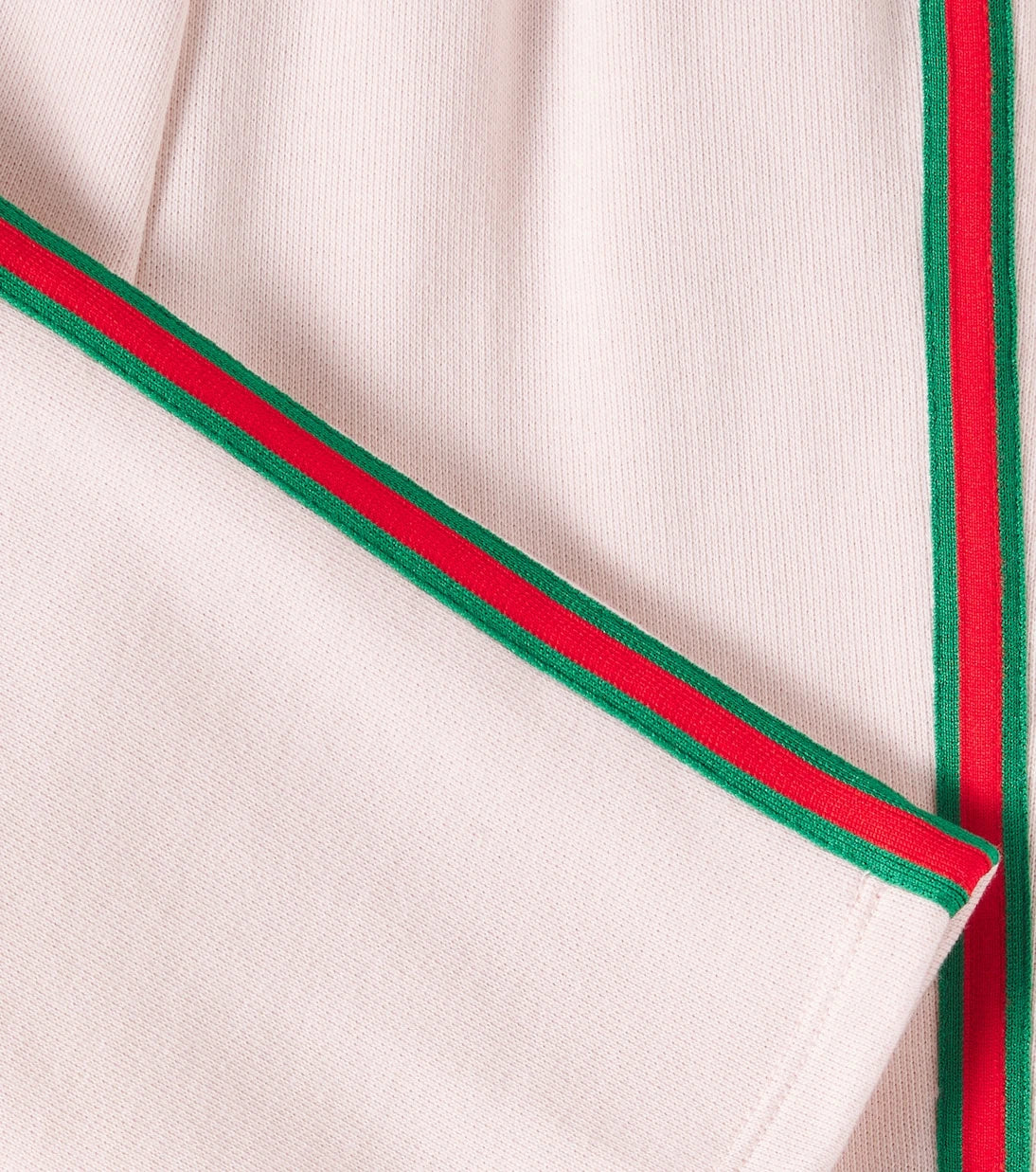 Gucci Kids - بنطلون رياضي قطني جيرسيه مخطط ويب للأطفال