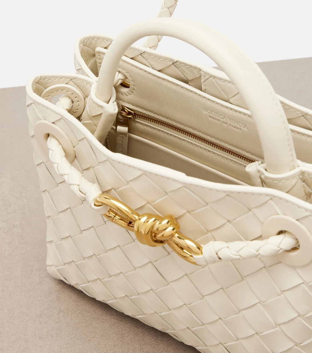 Bottega Veneta - Andiamo Mini leather top-handle bag