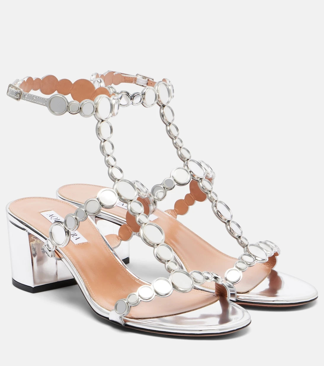 Aquazzura - Afterglow 50 leather sandals