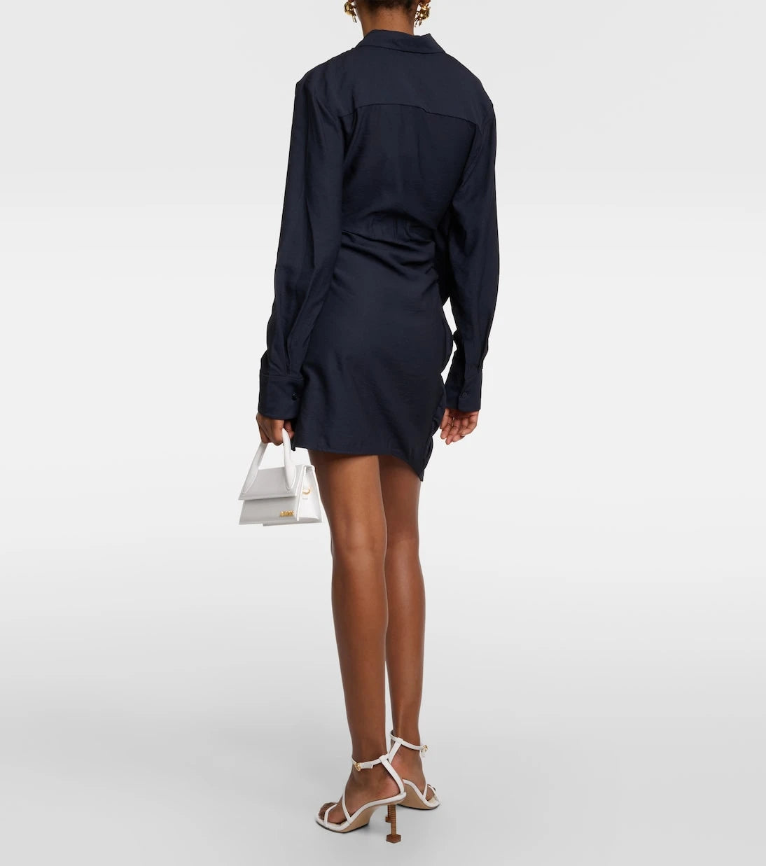 Jacquemus - La Robe Bahia plunge-neck minidress