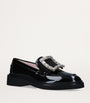 Patent Viv' Ranger Strass Buckle Loafers