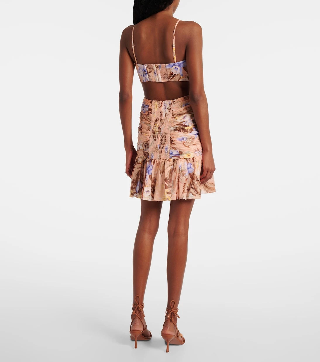 Zimmermann - Coco floral cotton minidress