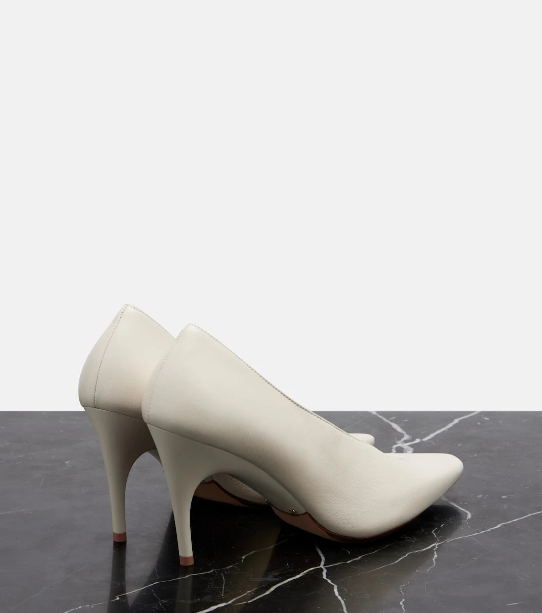 Balenciaga - Duchesse leather pumps