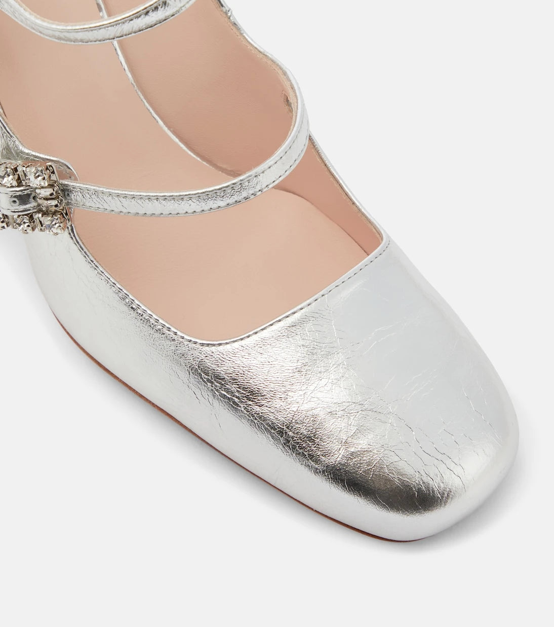 Roger Vivier - Babies Mini Très Vivier leather pumps