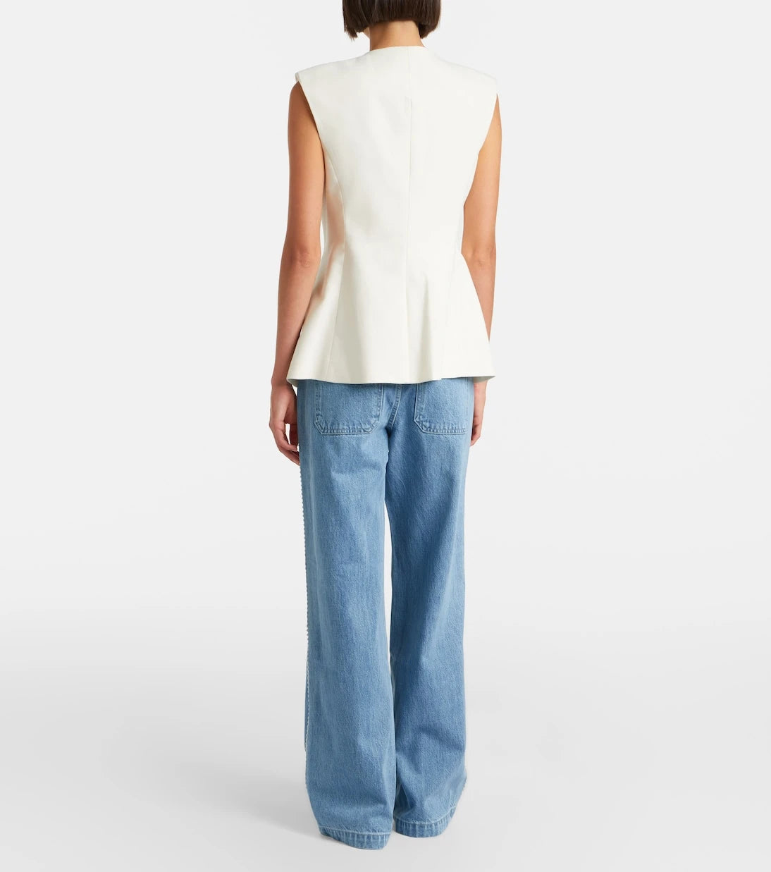 Veronica Beard - Taylor high-rise wide-leg jeans