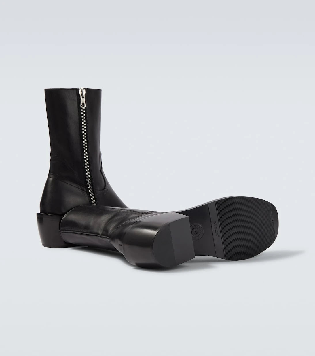 Dries Van Noten - Leather ankle boots