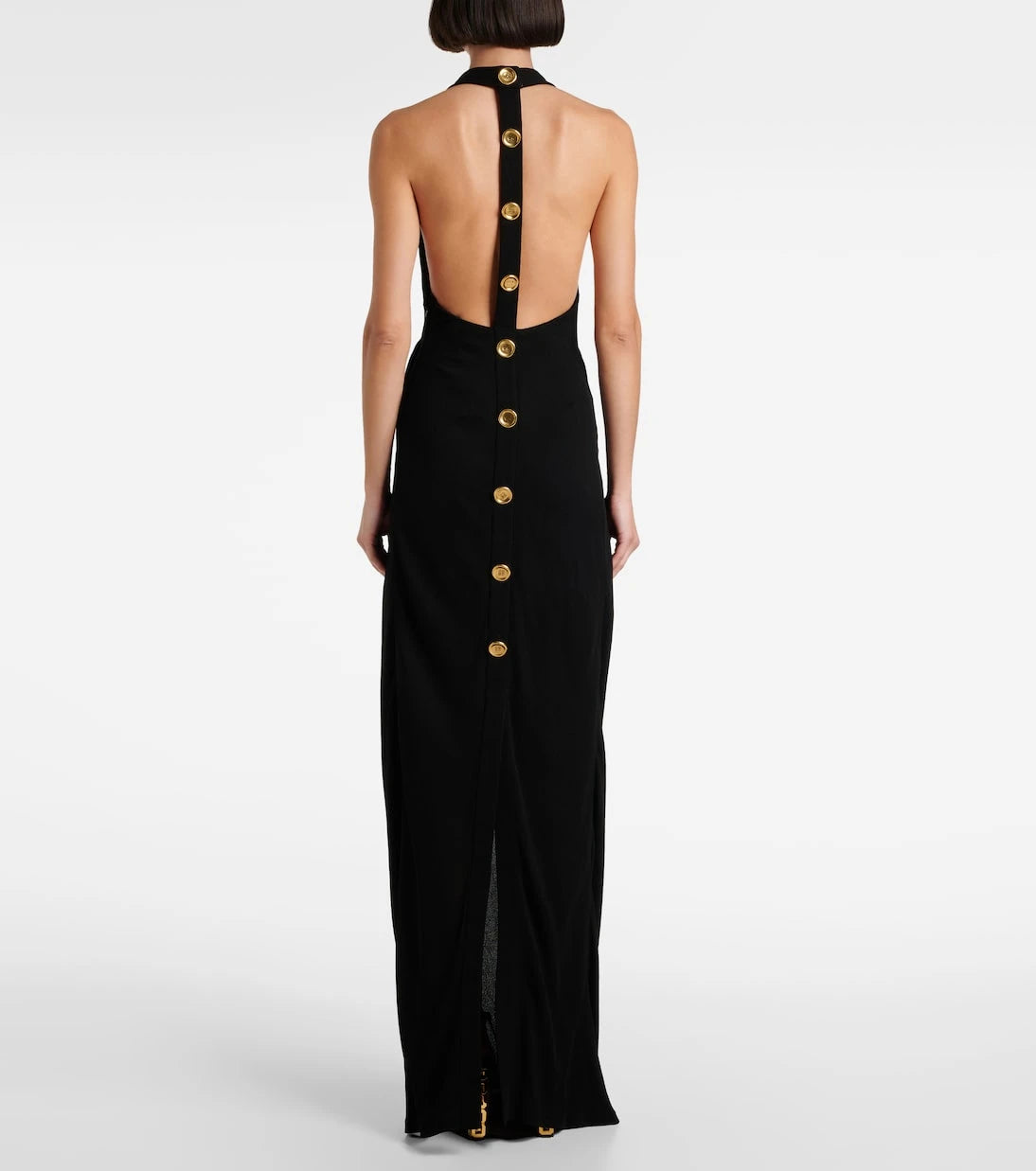 Givenchy - Halterneck crêpe jersey gown