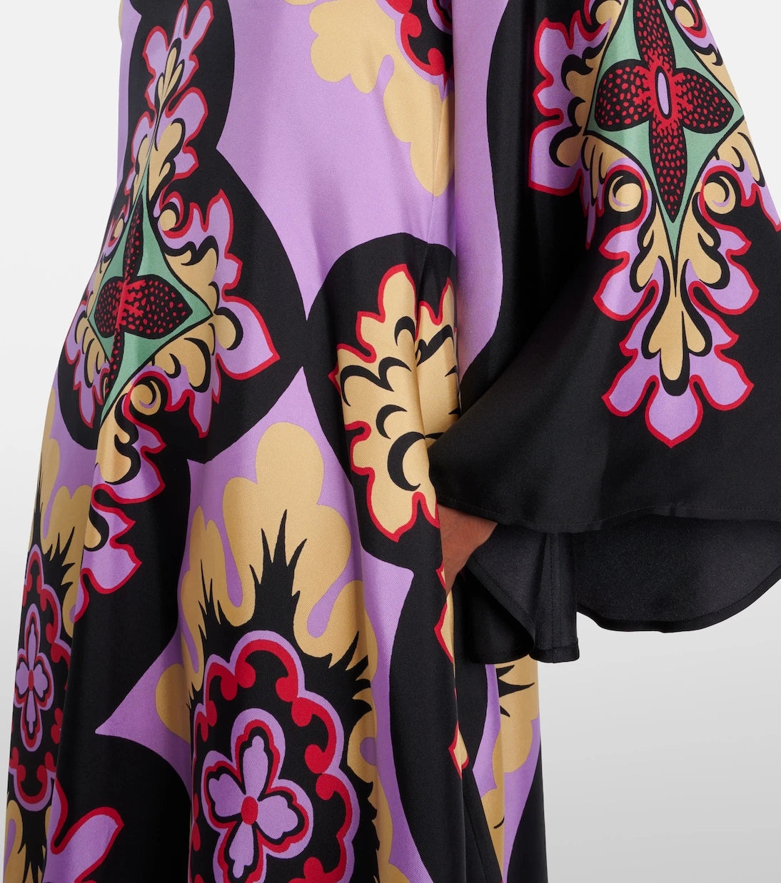 La DoubleJ - Palazzo Placée silk twill maxi dress