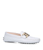 Tod's Beige Leather Kate Gommino Driving Shoes