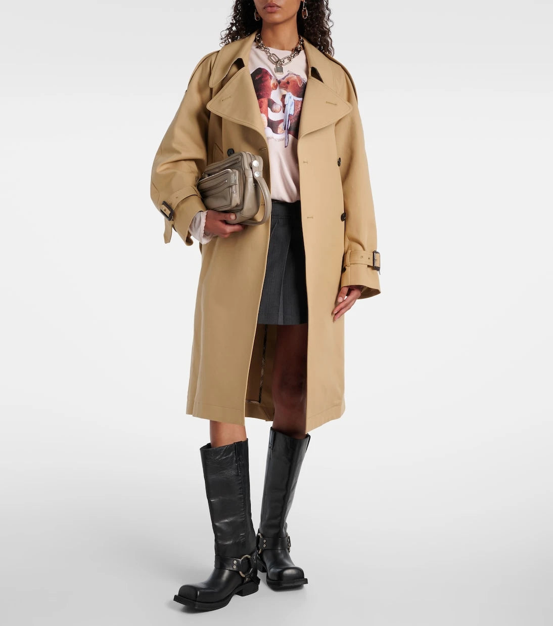 Acne Studios - Cotton satin trench coat