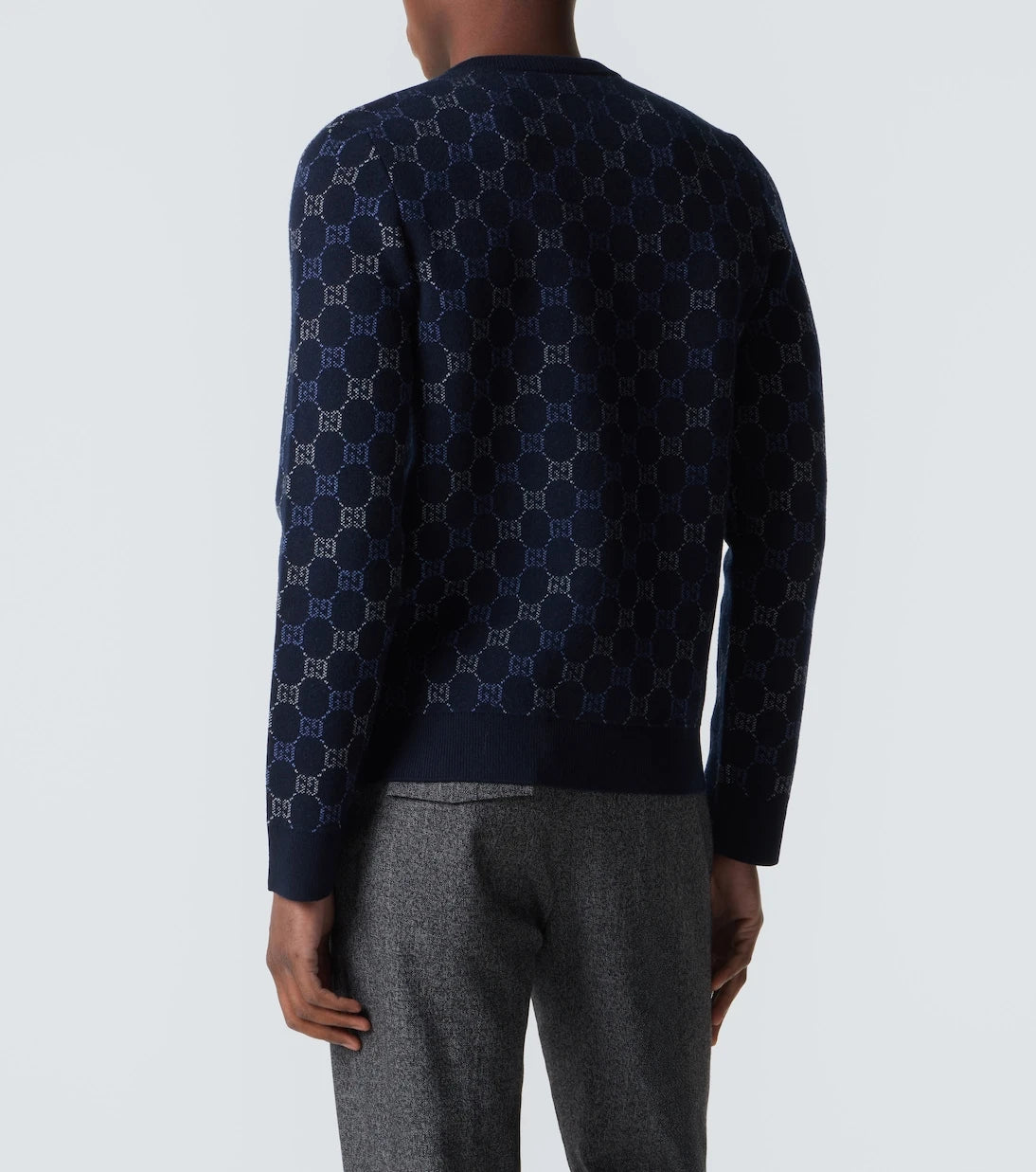 Gucci - GG wool and cashmere-blend jacquard sweater