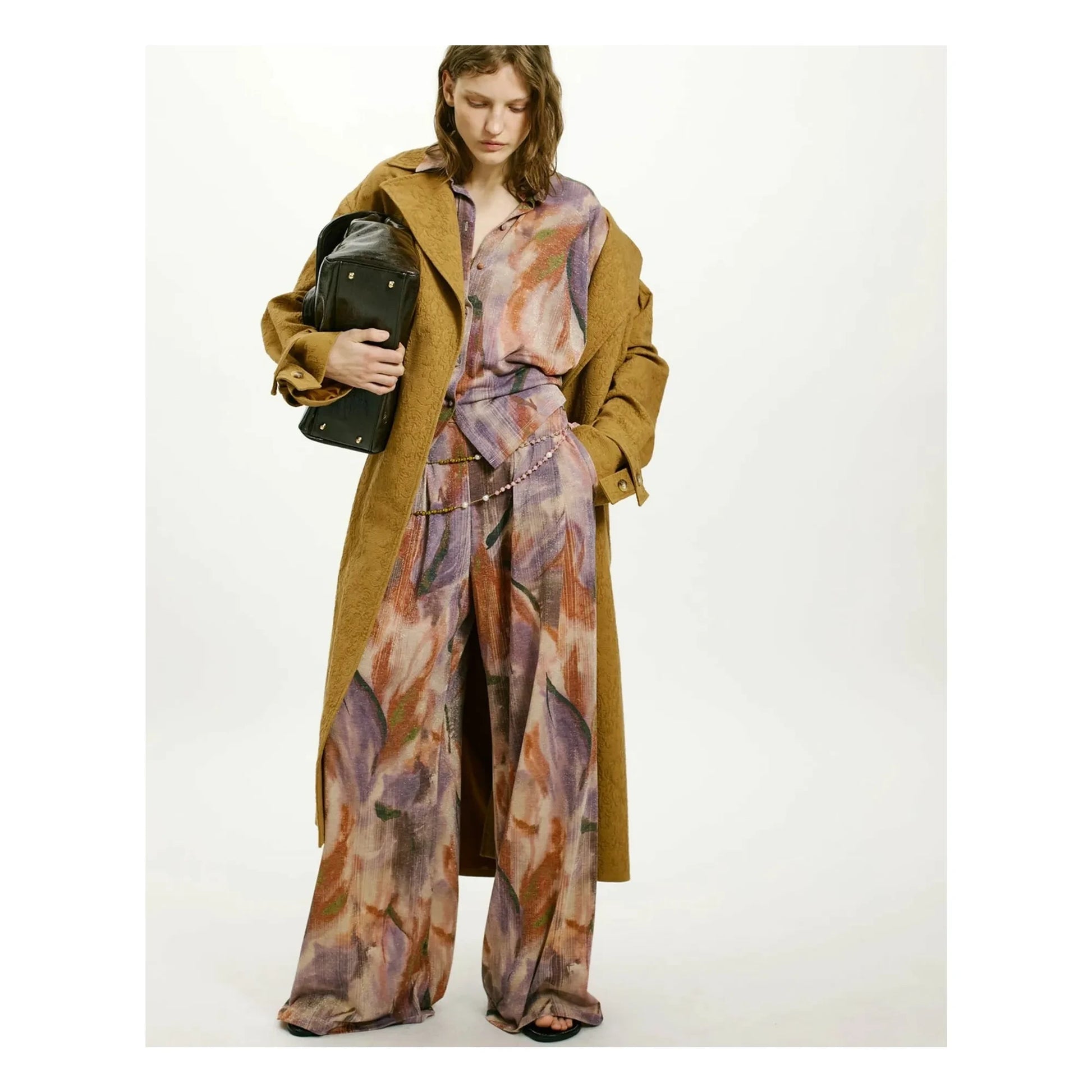 Momoni - Aspen Printed Pants | Purple