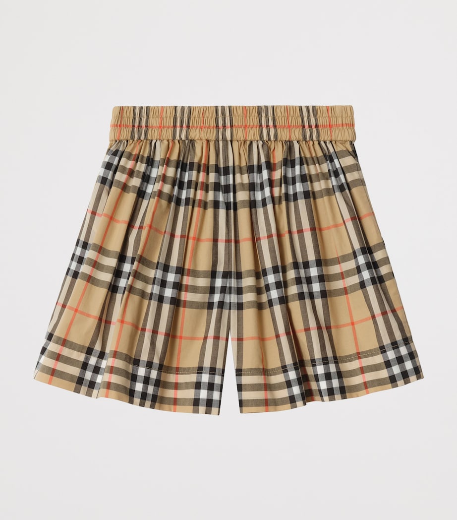 Burberry Kids Cotton Check Shorts (3-12 Years)