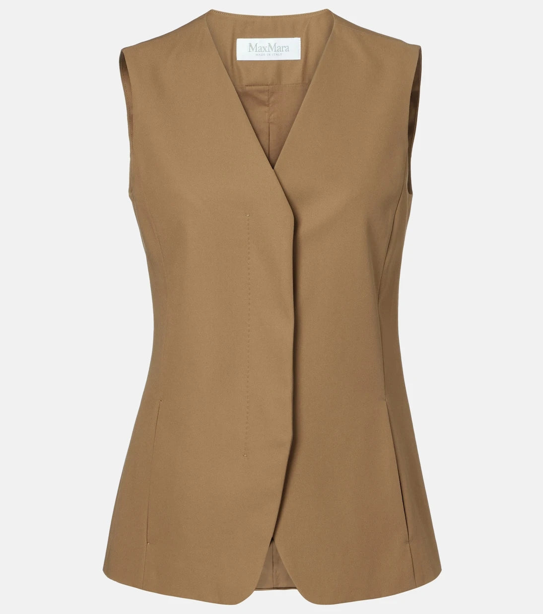 Max Mara - Cotton twill vest