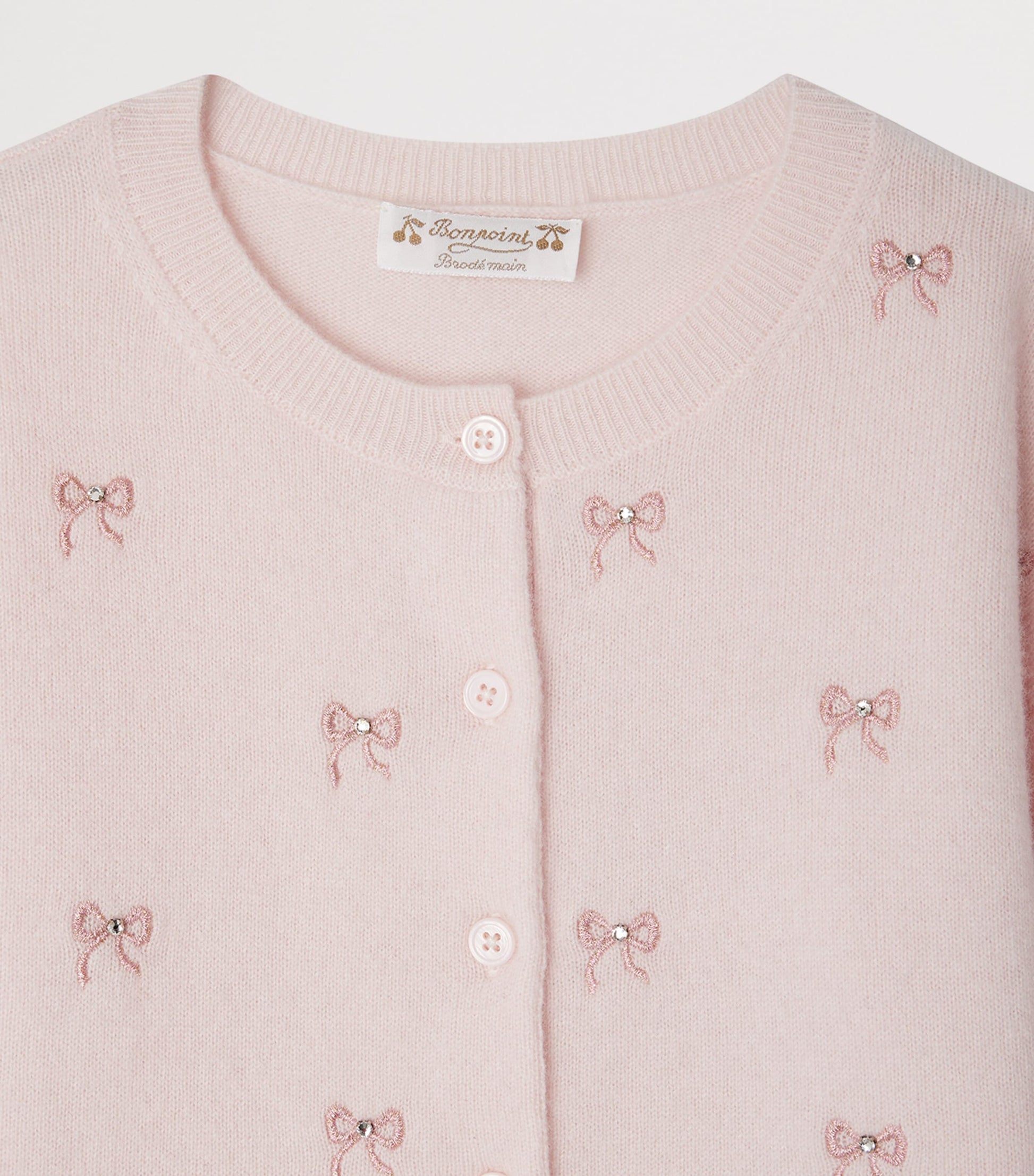 Cashmere Embroidered Jabara Cardigan (10-14 Years)