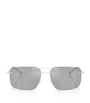 Moncler Silver Steel Doppler ME4003 Sunglasses