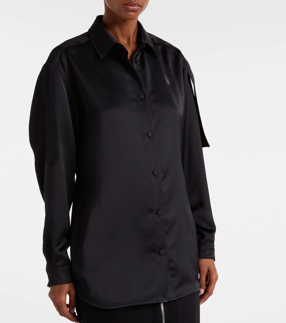 Moncler Genius - x EE72 by Edward Enninful satin shirt