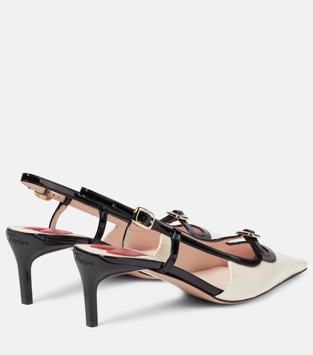 Roger Vivier - Viv’ Canard patent leather slingback pumps