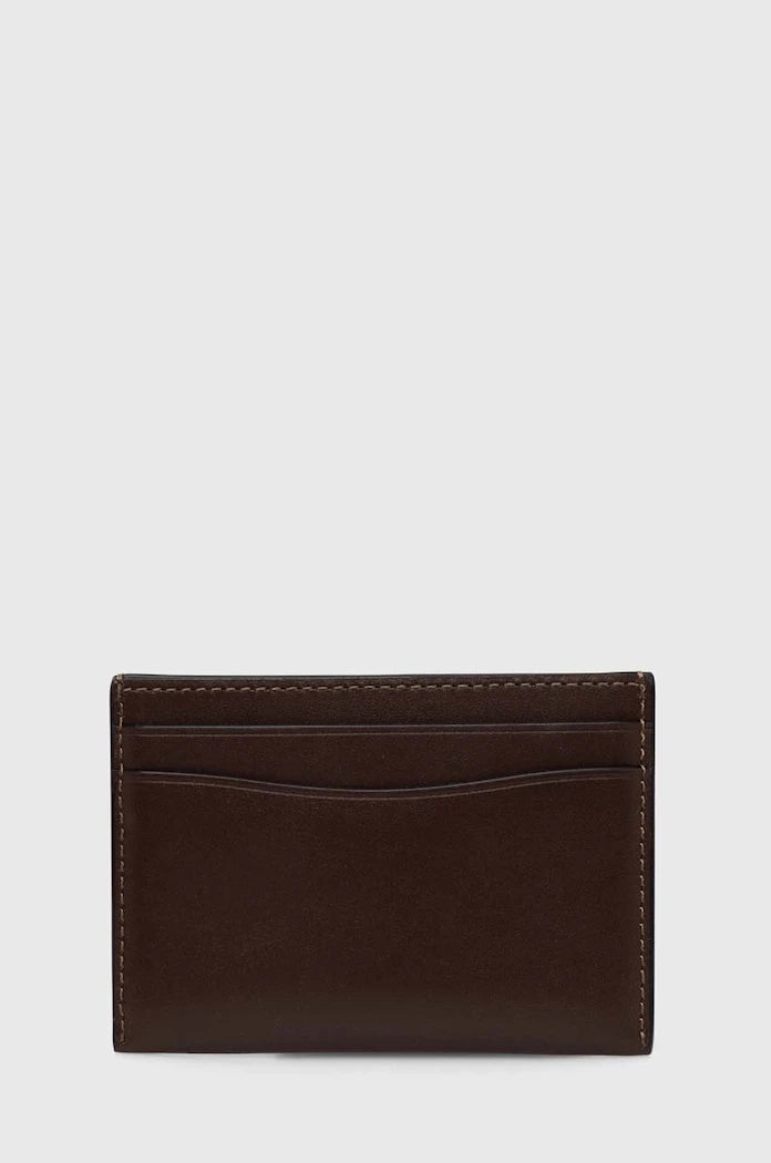 Кожен калъф за карти Coach Essential Card Case