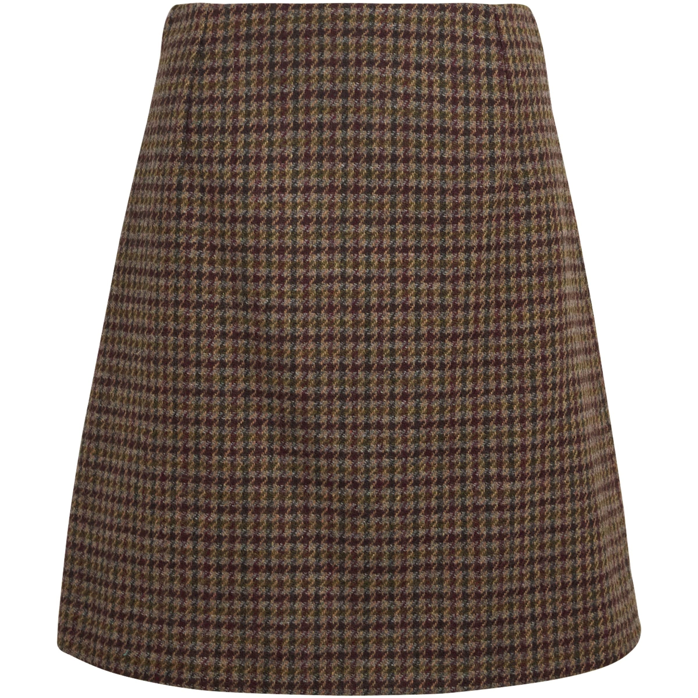 Weekend Max Mara Purple Wool-Blend A-Line Skirt