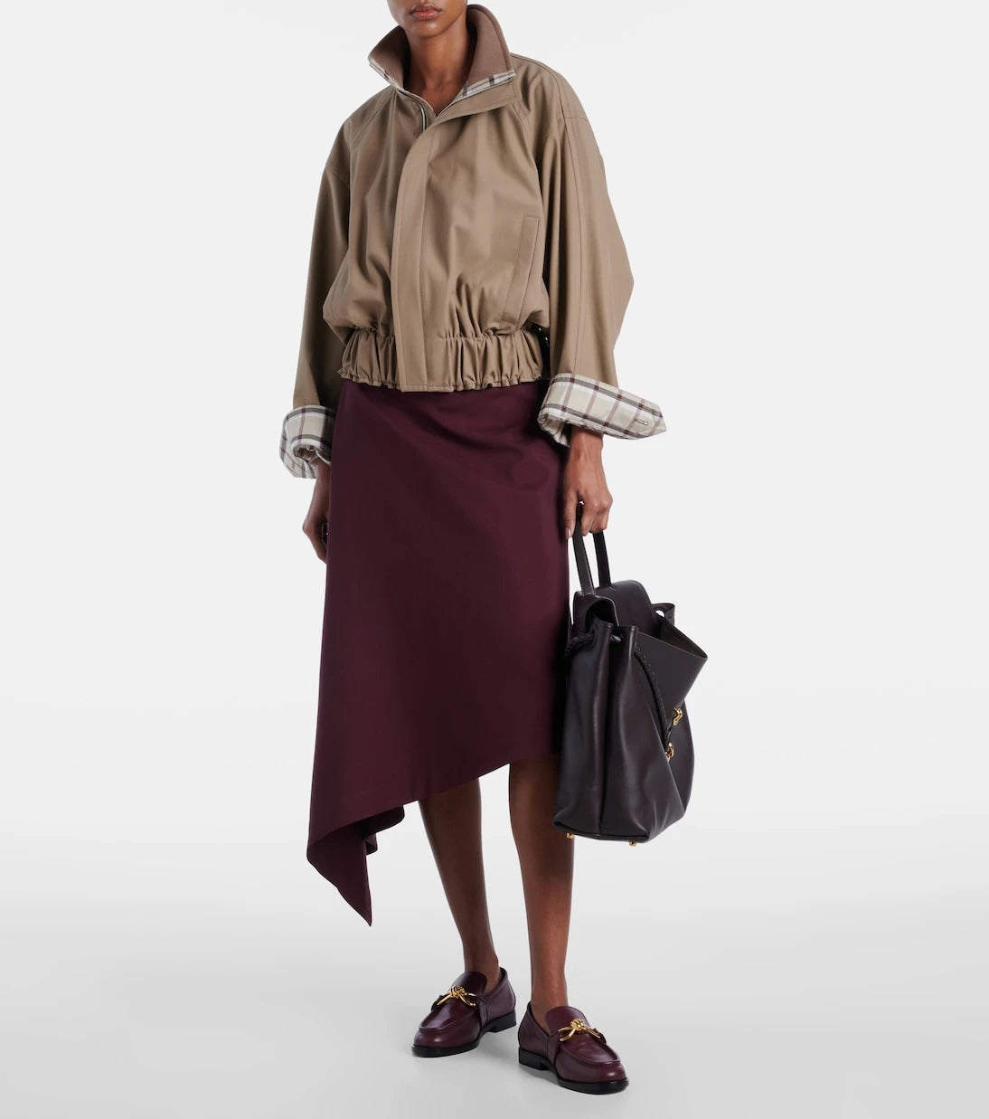Bottega Veneta - حذاء لوفرز أستير نوت الجلدي