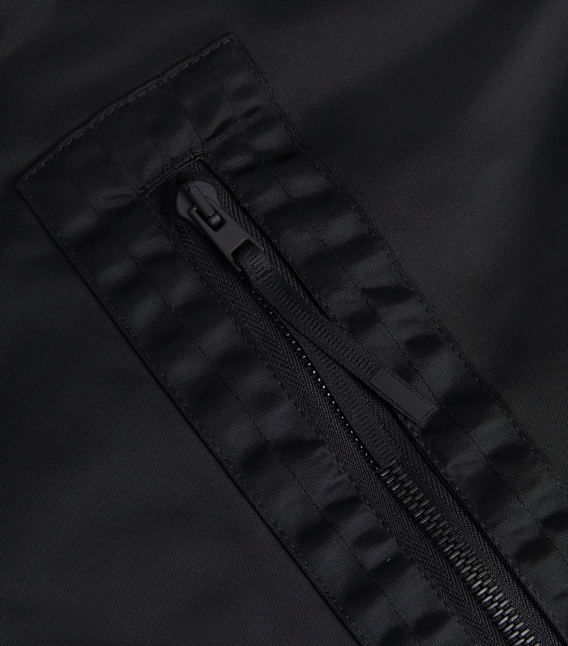 Black Down Seguin Aviator Bomber Jacket