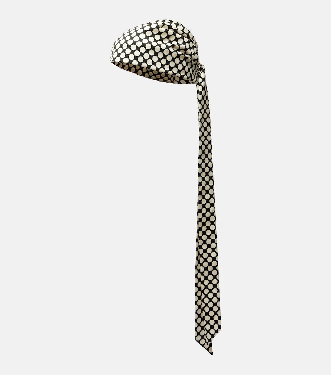Valentino - Escape polka-dot cotton and silk head wrap