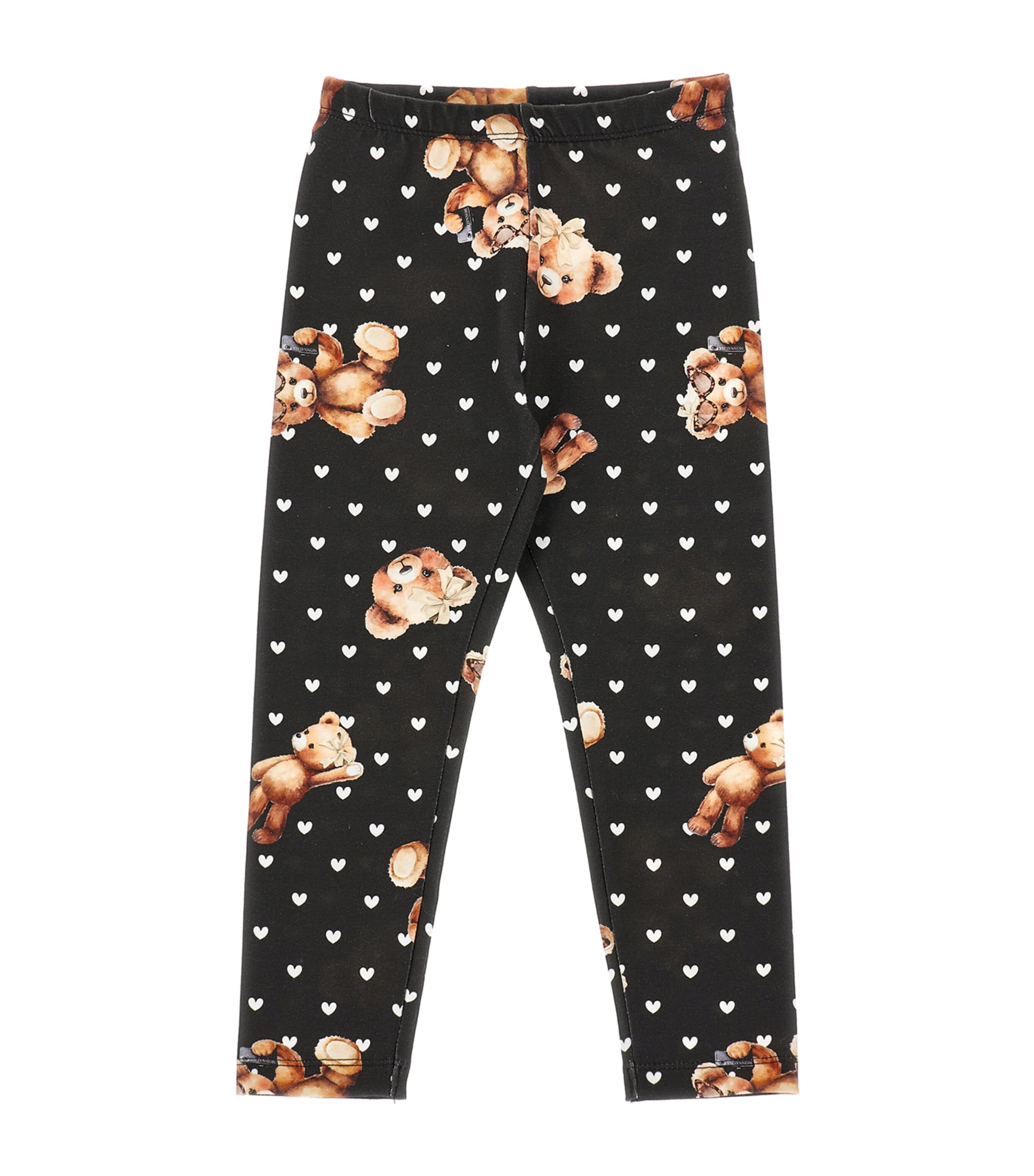 Monnalisa Stretch-Cotton Printed Leggings (2-12 Years)