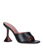 Black Leather Lupita Mules 95