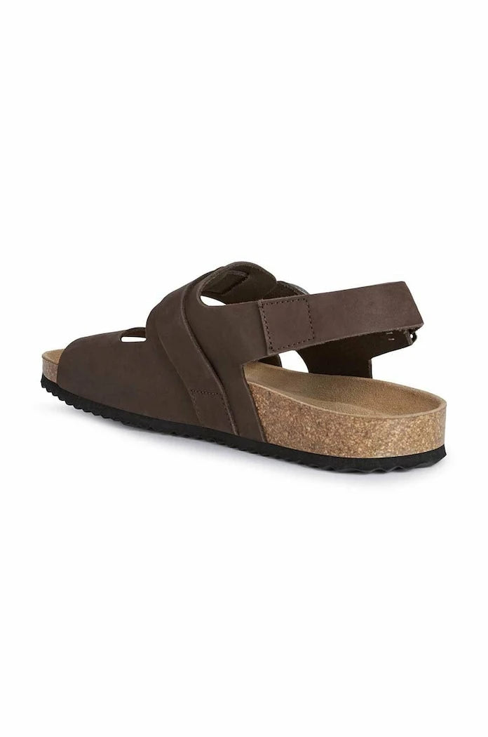 Geox U SANDAL GHITA A Süet Sandalet