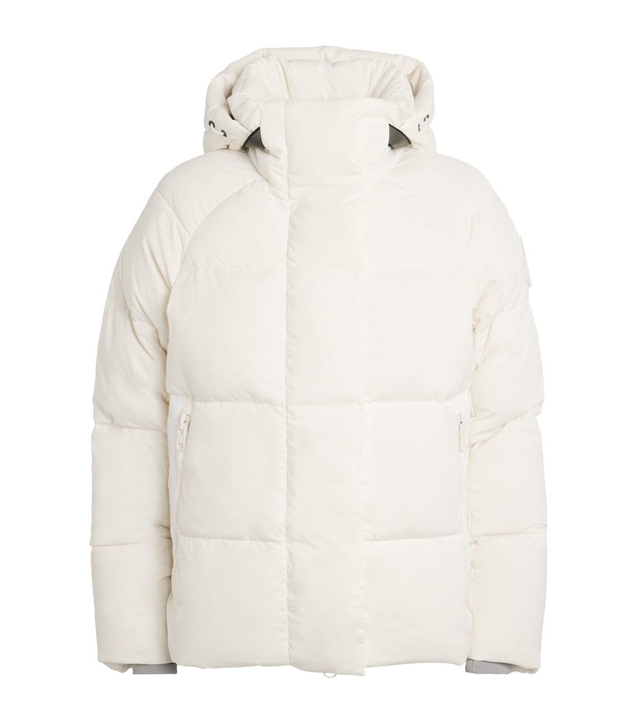 Canada Goose White Down-Filled Junction Parka