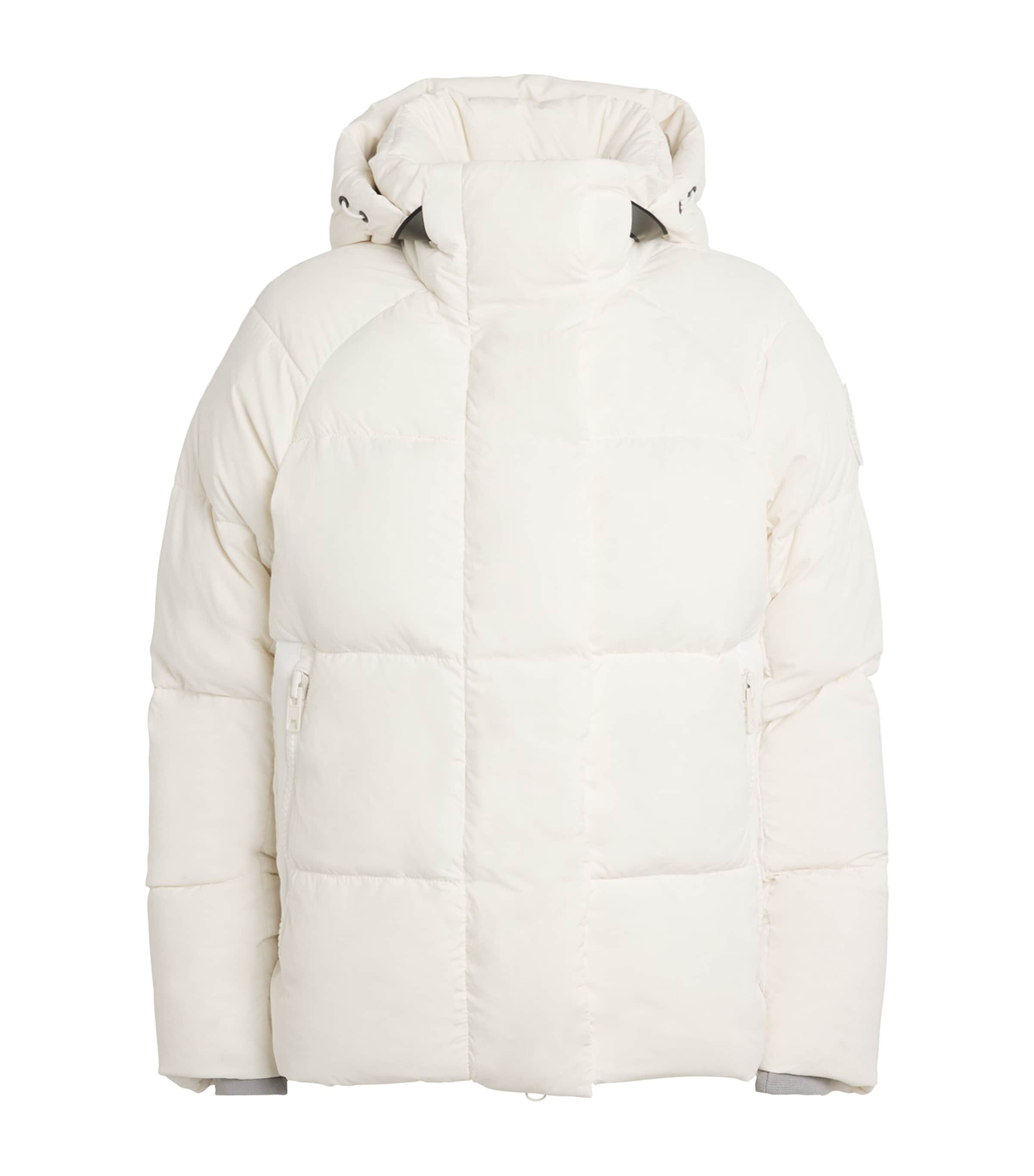 Canada Goose White Down-Filled Junction Parka
