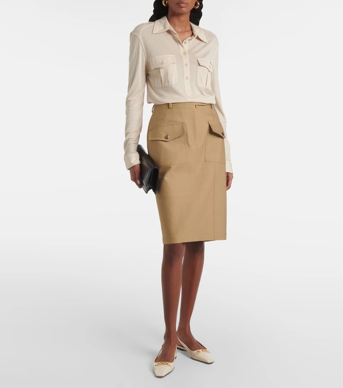 Tom Ford - Patent leather slingback flats