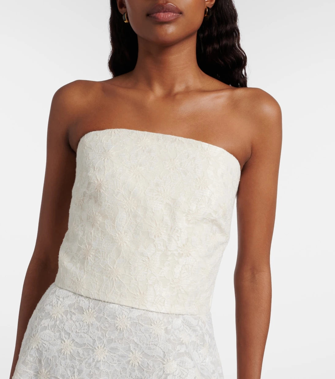 Max Mara - Elegante Agile floral crop top