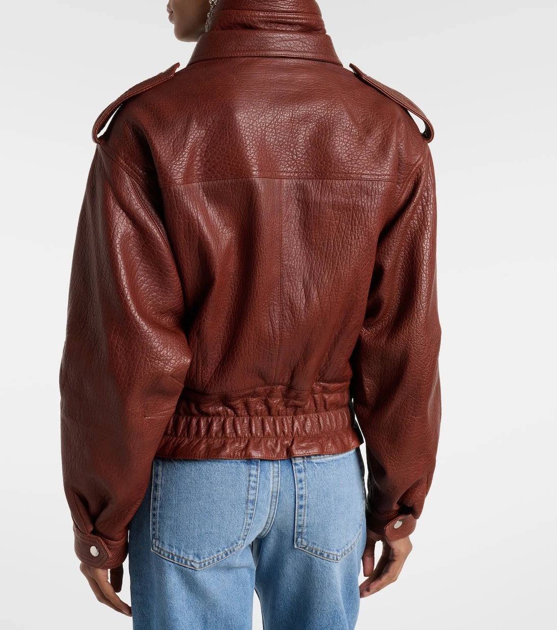 Isabel Marant - Aneli leather bomber jacket