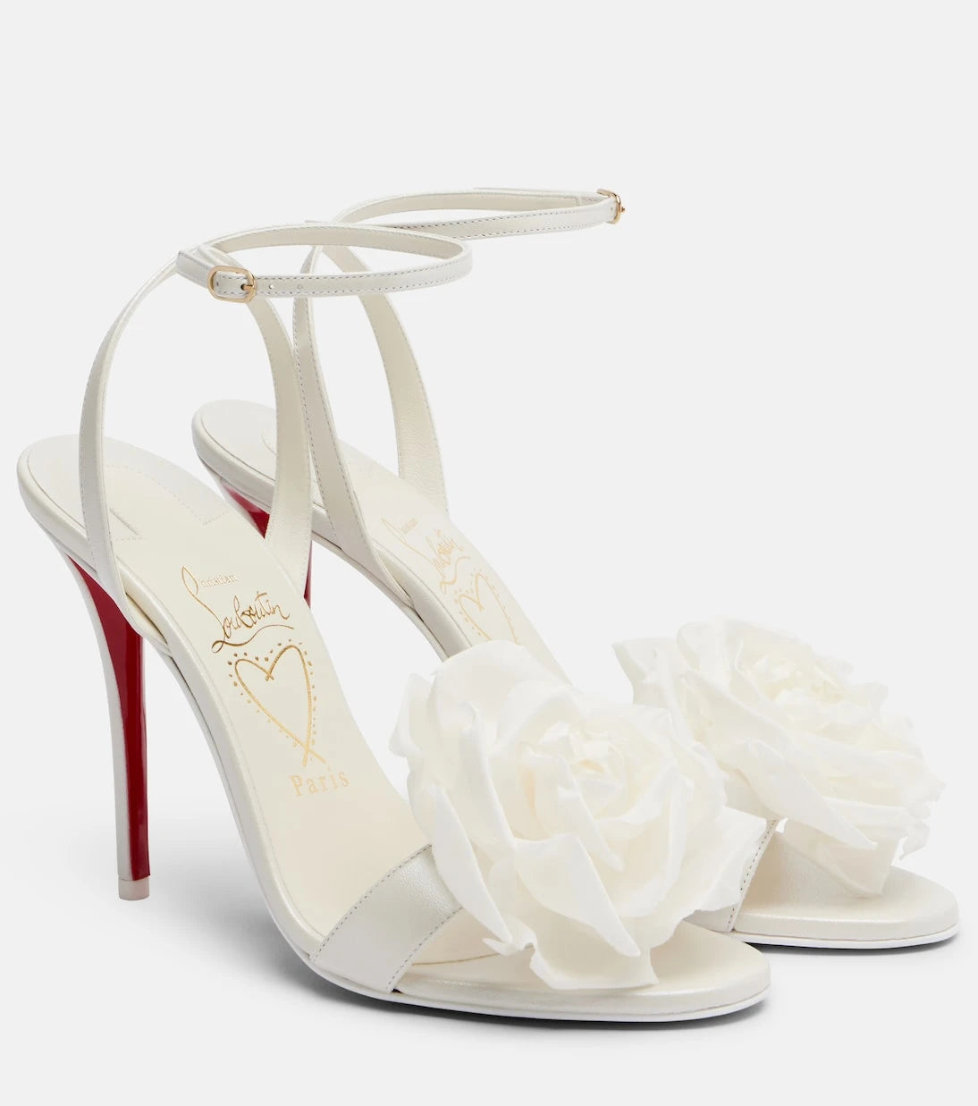 Christian Louboutin - Miss Z Flora leather sandals