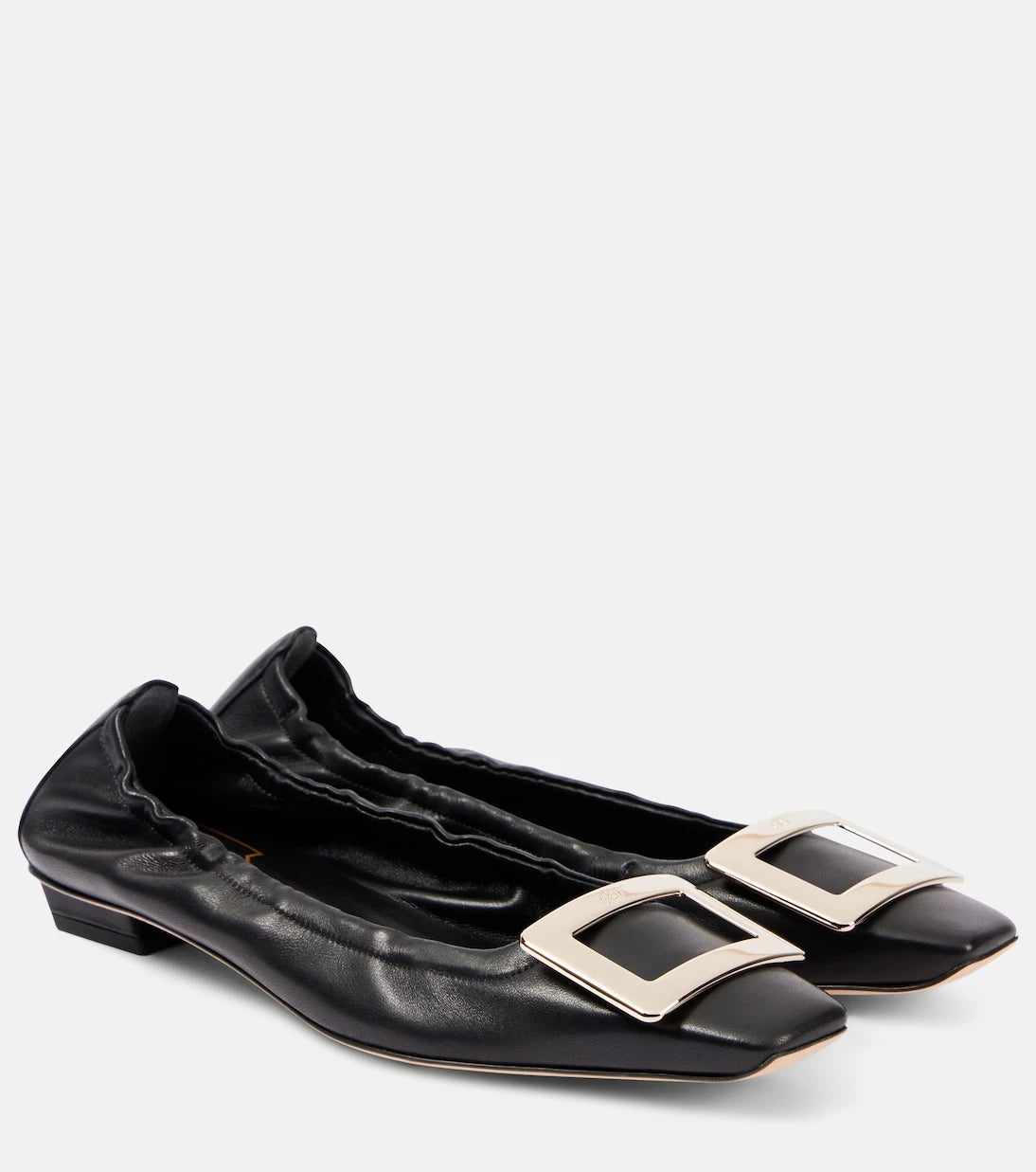 Roger Vivier - Belle Vivier leather ballet flats