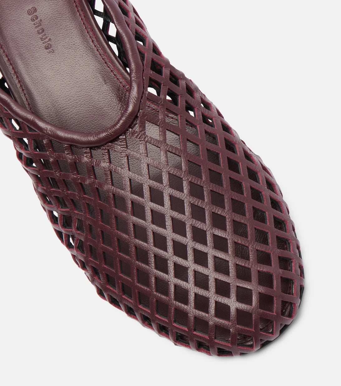 Proenza Schouler - Tee 60 perforated leather slingback pumps