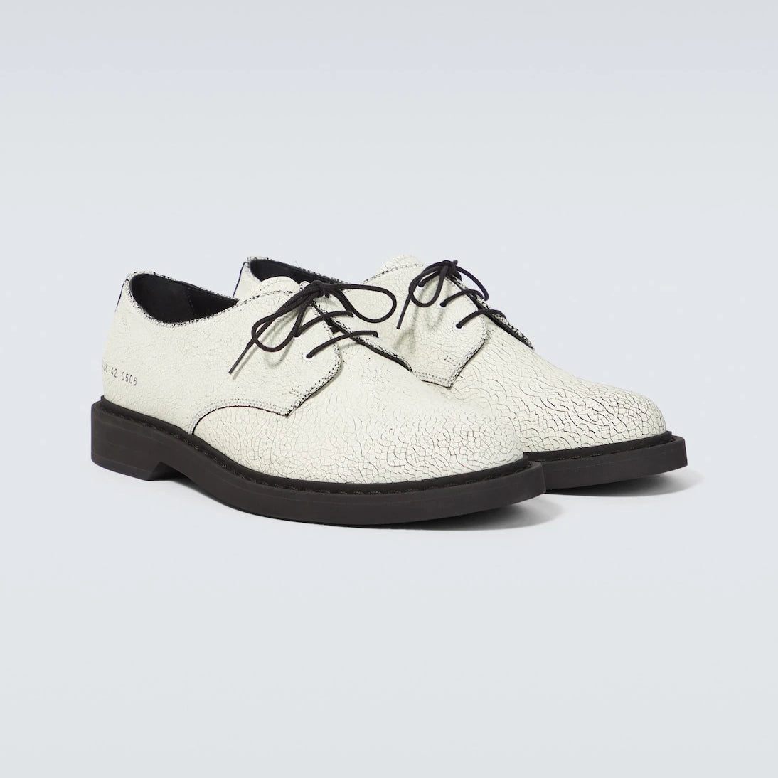 Common Projects - Cracked leather Derby shoes