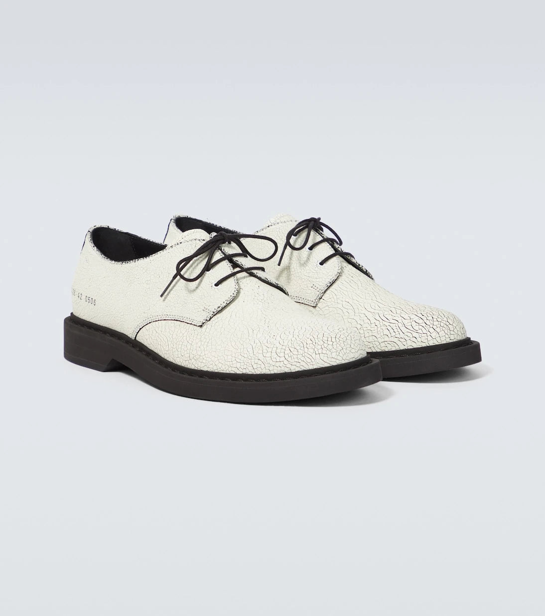 Common Projects - Cracked leather Derby shoes