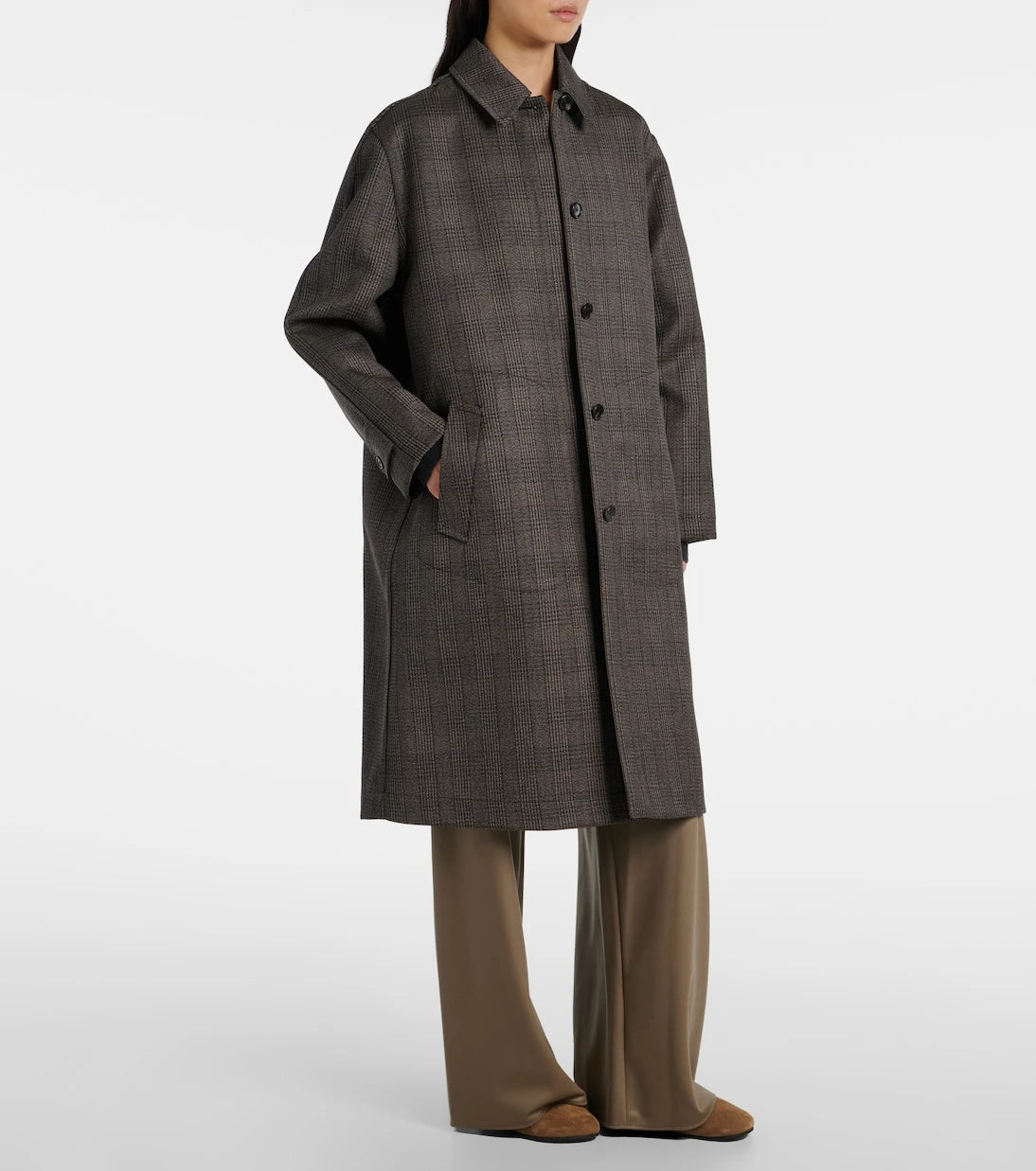 The Row - Palomar reversible wool and silk coat