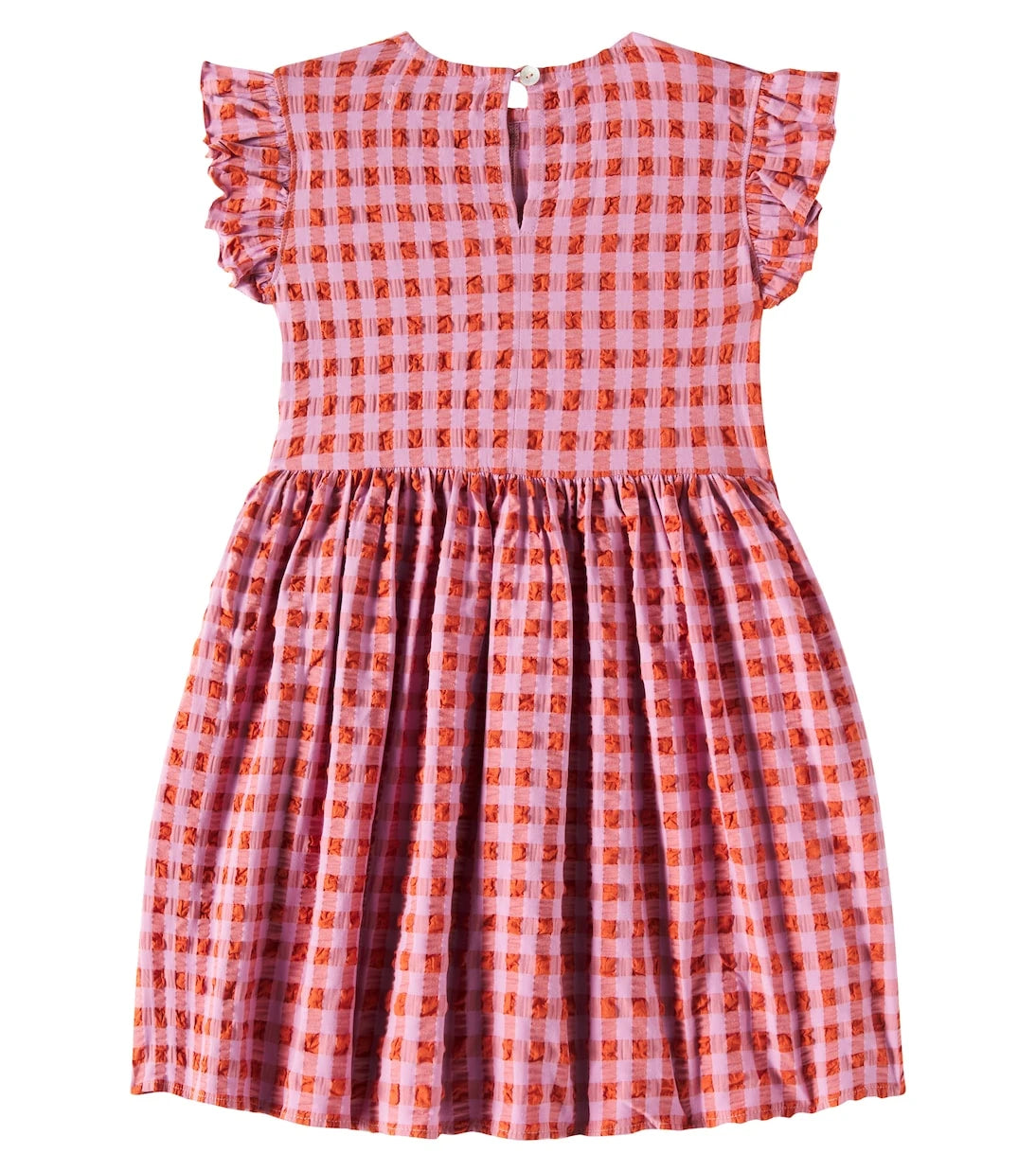 The New Society - Iris gathered cotton-blend dress