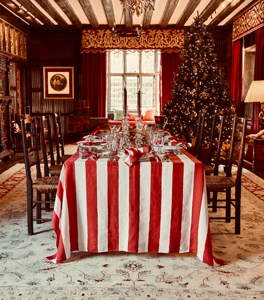 Summerill & Bishop Linen Stripe Tablecloth (165cm x 380cm)