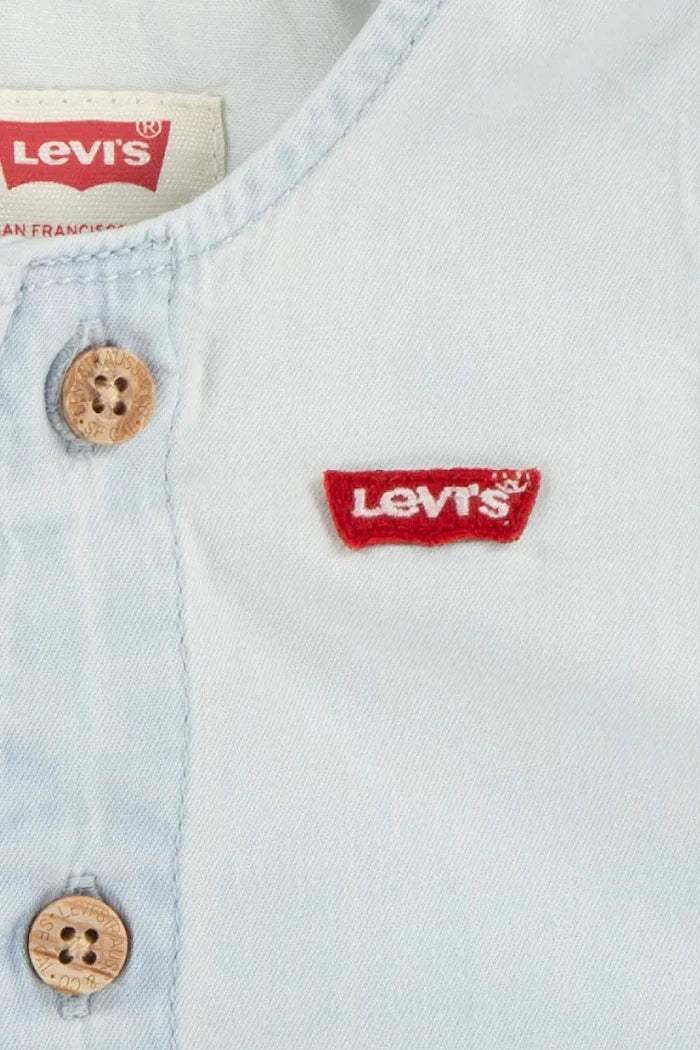 Levi's LVB Denim Bebek Kısa Tulum ve Şapka