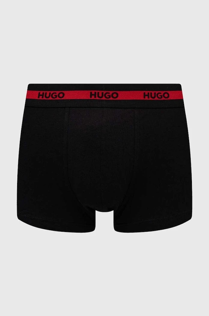 HUGO Erkek Pamuk ve Elastan Bitişik Boxer TRIPLET PLANET 3'lü