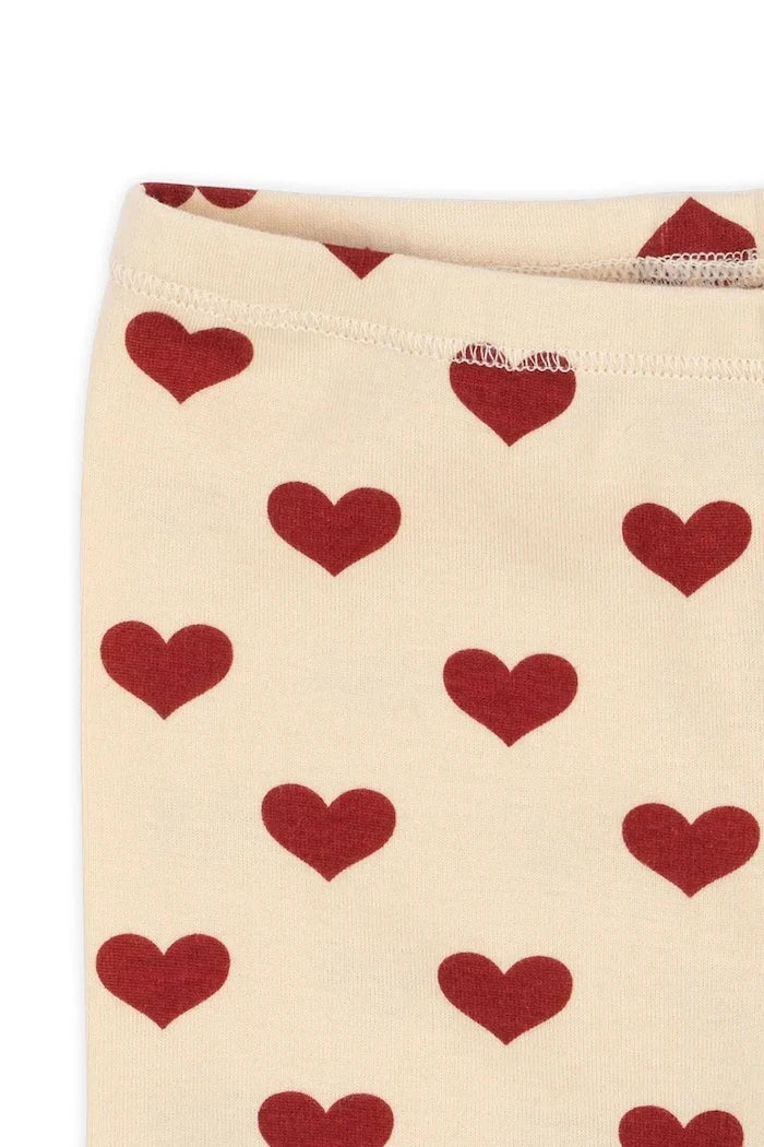 Konges Sløjd çocuklar için pamuklu kısa tayt BASIC SHORT LEGGINGS GOTS